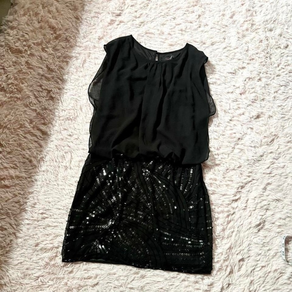 Retro Whimsygoth Pinup Y2K‎ Flirty Flapper Mini Dess Womens 6 Glam Dark Fairy